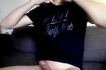 Fit Dutch teen 18+ Jerking His Massive Dick