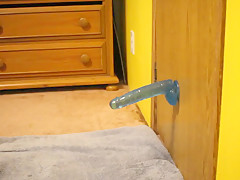 Fit guy throws it back on 8 dildo
