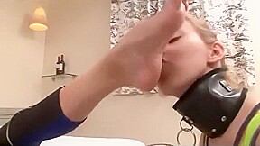 Foot worship after gym 1 of 2