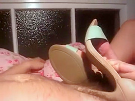 Footjob feet and heels 01