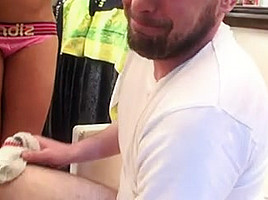 French arab slut with 2 men