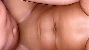 Fucked Stepsister On The Parents Bed And Finished On The Ass