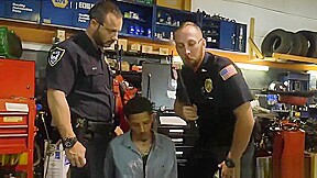 Gay police fuck video xxx hot black male cops nude This pickaninny porch