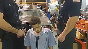 Gay police fuck video xxx hot black male cops nude This pickaninny porch