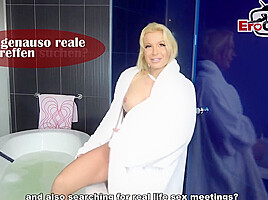 German Crossdresser get anal fuck homemade