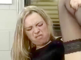 German Wench hard fisted