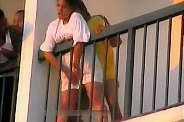Ghetto whore copulates and talks with neighbour