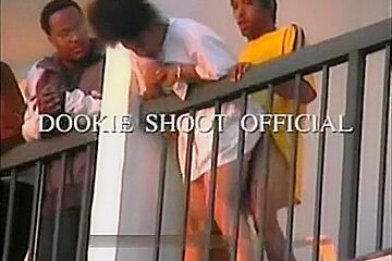 Ghetto whore copulates and talks with neighbour