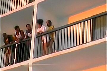 Ghetto whore copulates and talks with neighbour