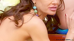 Gina Valentina And Lisa Ann In Riding Stud Cock With Before Facial