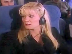 Ginger Lynn & Juli Ashton on a plane