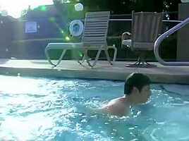 Ginger Pounds Twink After Swim