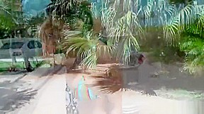 Godlike trimmed asian Yurizan Beltran got her asshole fucked in outdoor