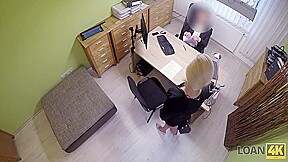 Gorgeous Lady Has No Choice So She Gives Herself To The Loan Agent