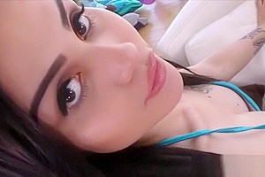 Gorgeous shemale Luna Rose gets ass fucked in interracial anal sex