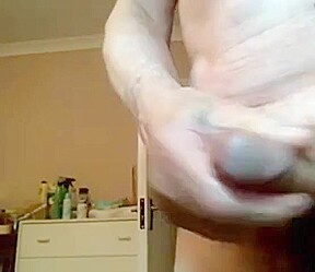 Grandpa stroke on cam 11