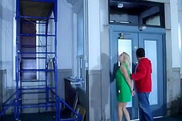 Green dress girl arrest