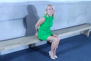 Green dress girl arrest