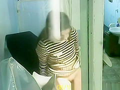 Gynecologist exam spied through window