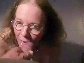 HANDCUFFED LIBRARIAN BEGS TO SUCK COCK
