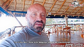 HOLIDAY teen 18+ PICK UP DATE - german tourist fuck teen 18+ in public pov
