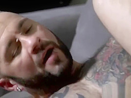 Hairy gay flip flop with cumshot
