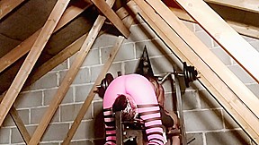 Halloween Facesitting By The Witch! Ass Domination In Pink Pantyhose With Femdom Handjob!!