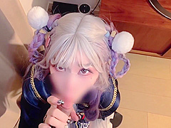 Halloween-themed Special Little Zombie Doll Role Play With Boots On Footjob