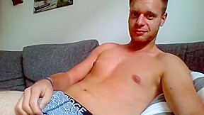 Handsome Lad Cums Hard