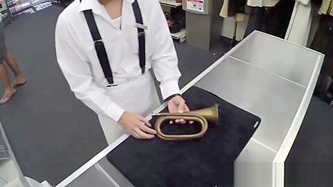 Handsome guy dicked in bathroom by kinky big dick stud
