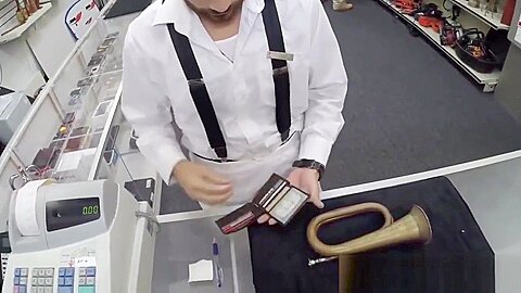 Handsome guy dicked in bathroom by kinky big dick stud