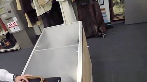 Handsome guy dicked in bathroom by kinky big dick stud