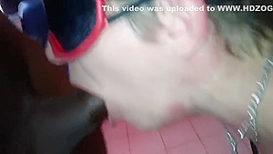 Hard deepthroat for the slave