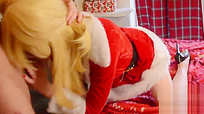 Harley Quinn Cosplay Step mother Xmas