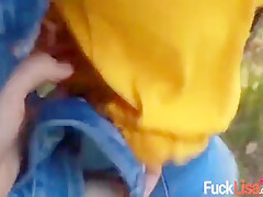 Have Public Sex On A Picnic Pov Blowjob And Amateur Doggystyle