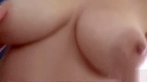 Horny blonde bitch fuck tits