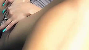 Horny girlfriend squirting in his car