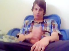 Horny male in horny amature, web-cam homo porn clip