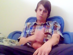 Horny male in horny amature, web-cam homo porn clip