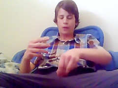Horny male in horny amature, web-cam homo porn clip