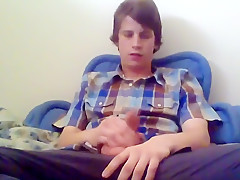 Horny male in horny amature, web-cam homo porn clip