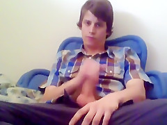 Horny male in horny amature, web-cam homo porn clip