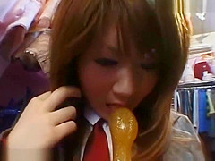 Hot Asian Girl Touching Herself