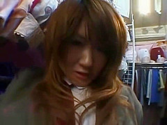 Hot Asian Girl Touching Herself