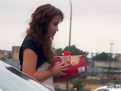 Hot Ass teen 18+ Rides Big Dick In Car