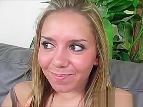 Hot curvy blonde blows lucky dude and teases his cock with her fuck hole