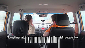 Hot student 18+ banged in driving school car