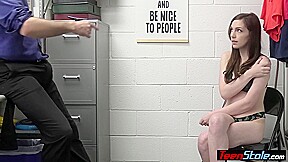 Hot teen 18+ Vlogger Fucked Hard By A Guard