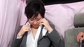 Hottest Japanese slut Mari Hosokawa in Horny Secretary JAV movie