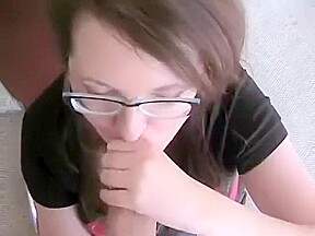 Hottest amateur Blowjob, Cumshots xxx scene